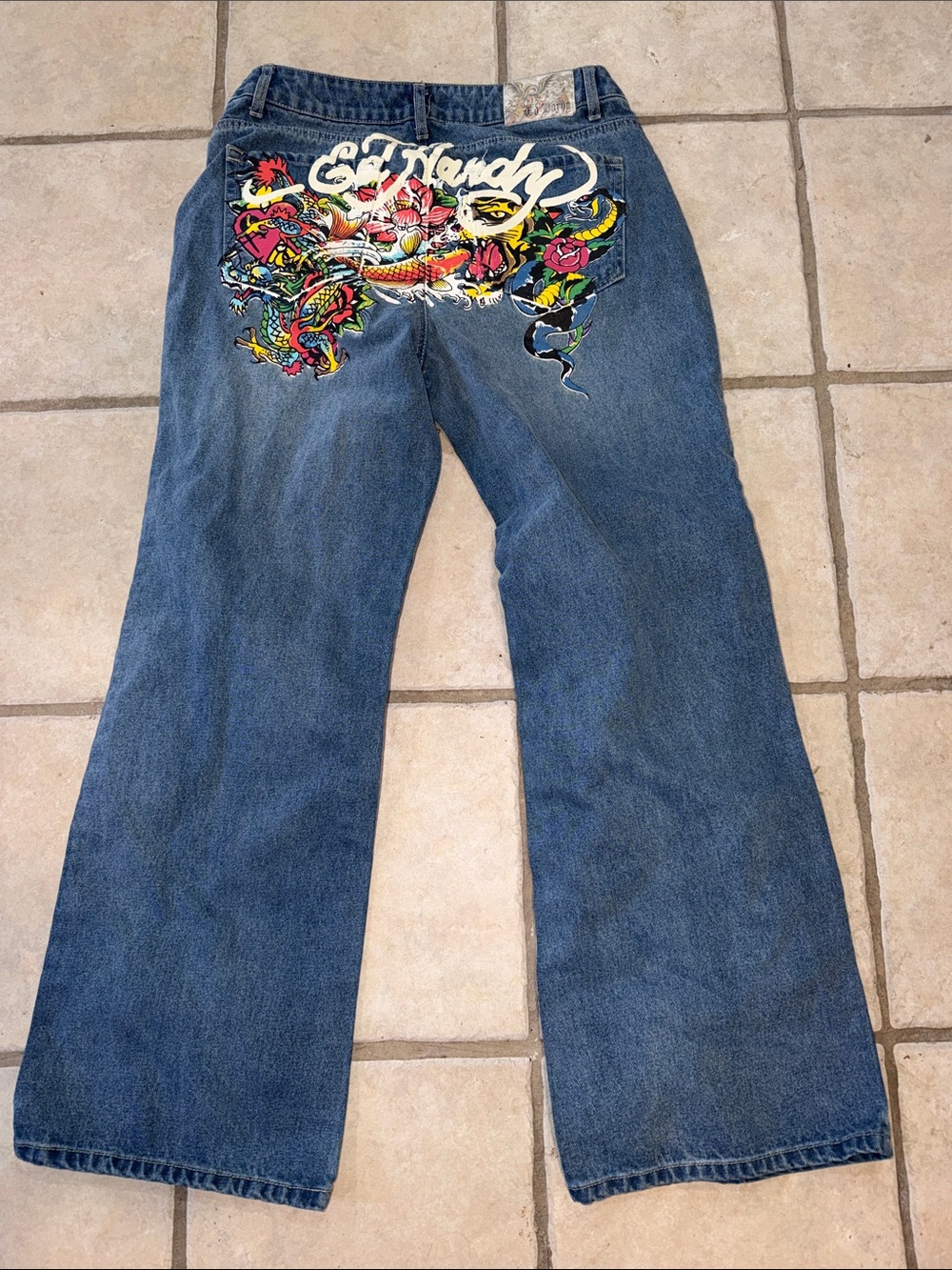 Ed Hardy Y2K baggy jeans